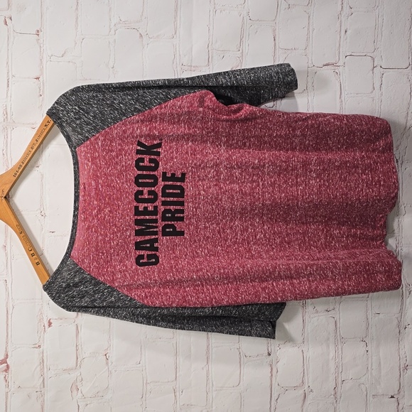 Pressbox University South Carolina Gamecocks Pride Tee Shirt 3/4 Sleeve Size 1x - Picture 6 of 10